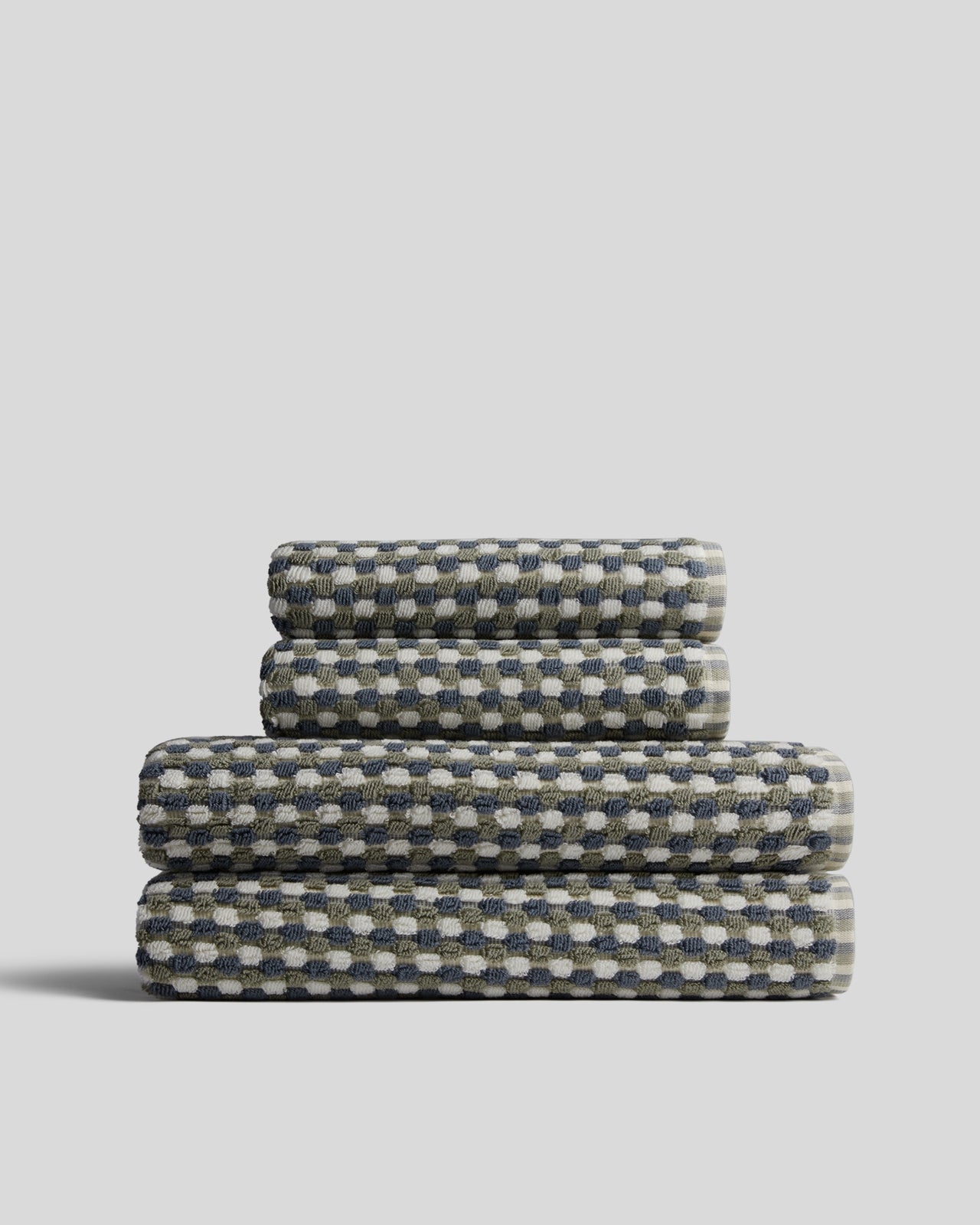 2+2 Organic Mosaic Bath Bundle - Moss and Dusk