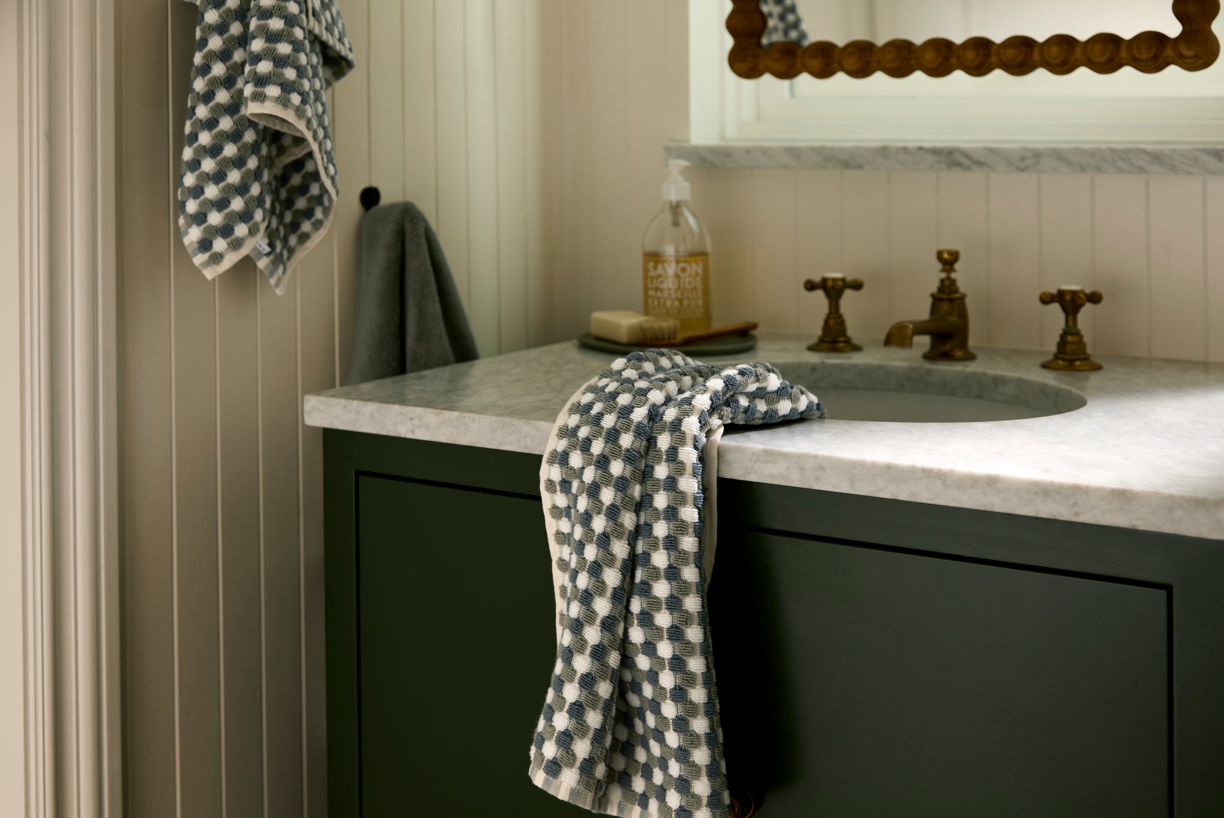 2+2 Organic Mosaic Bath Bundle - Moss and Dusk