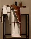 2+2 Organic Plush Bath Bundle - Bone Windowpane