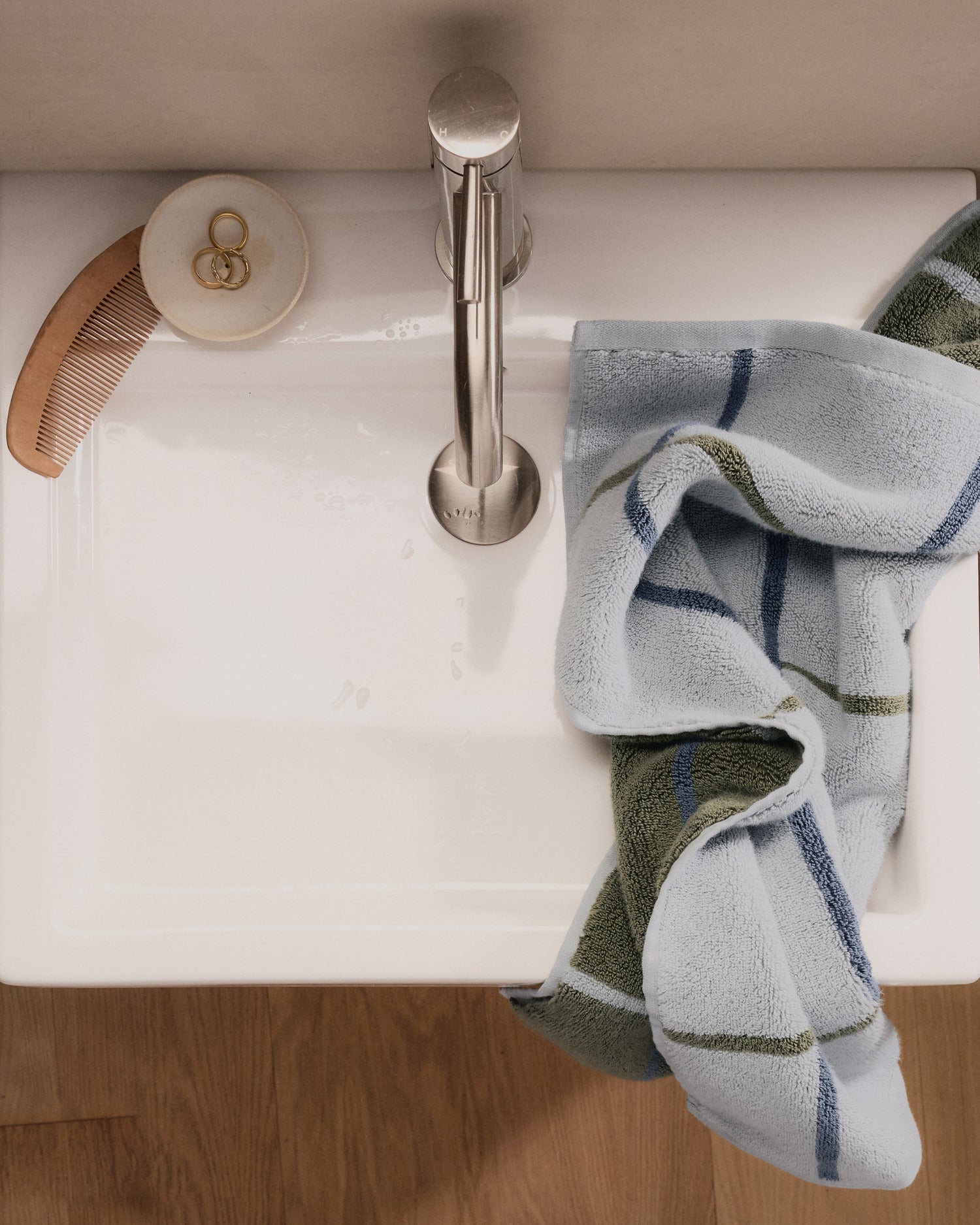 2+2 Organic Plush Bath Bundle - Thyme Windowpane